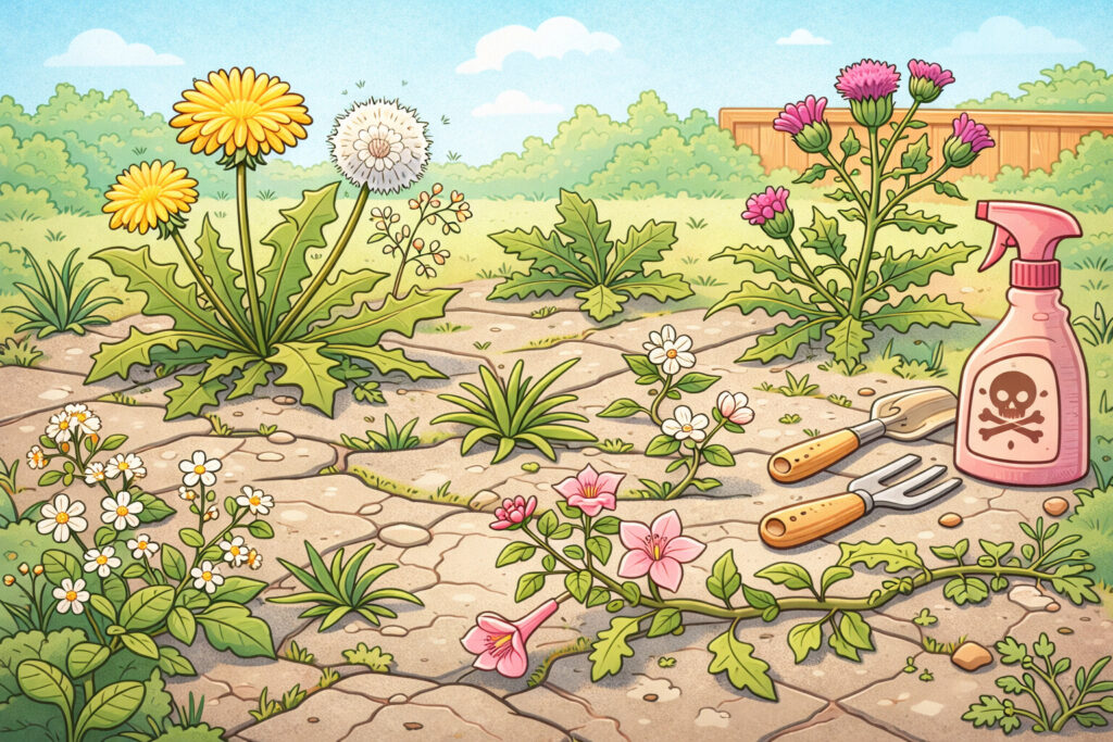 Hardnekkig onkruid soorten: zo herken en bestrijd je de lastigste groeiers in je tuin