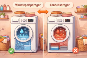 verschil warmtepompdroger en condensdroger, warmtepompdroger, condensdroger
